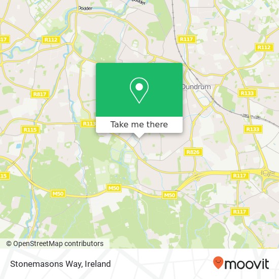 Stonemasons Way map