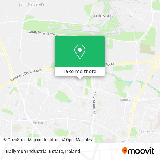 Ballymun Industrial Estate map