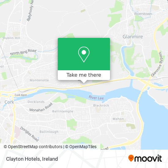 Clayton Hotels map