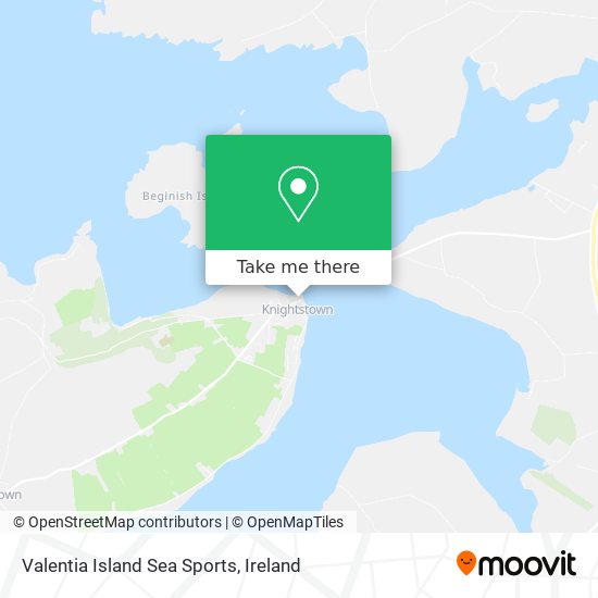 Valentia Island Sea Sports map