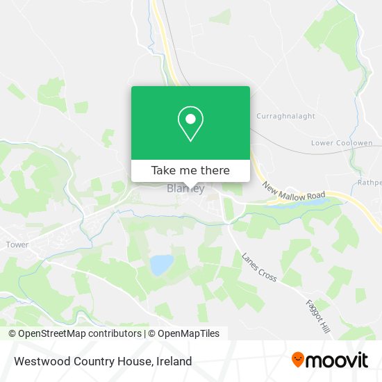 Westwood Country House map