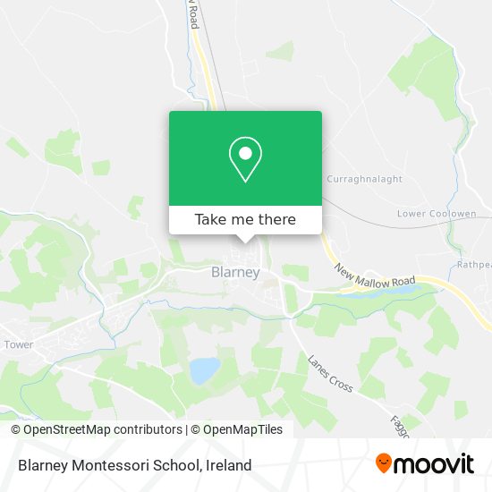 Blarney Montessori School map