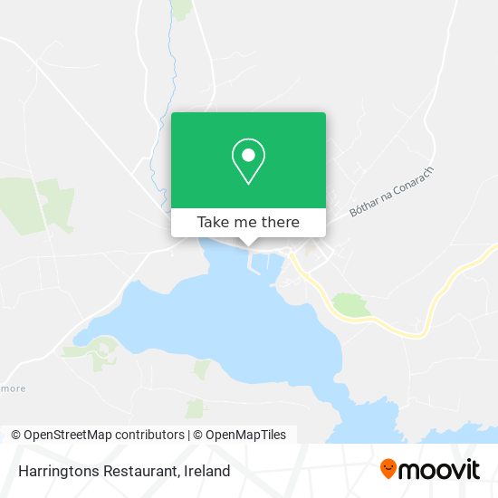 Harringtons Restaurant map