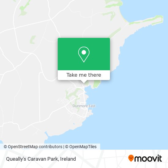 Queally's Caravan Park map