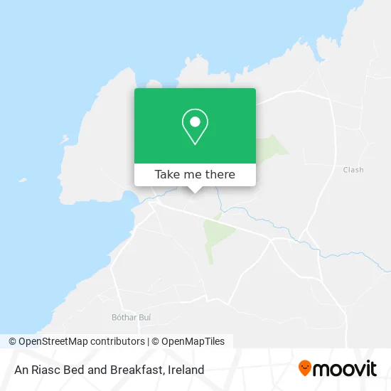 An Riasc Bed and Breakfast map