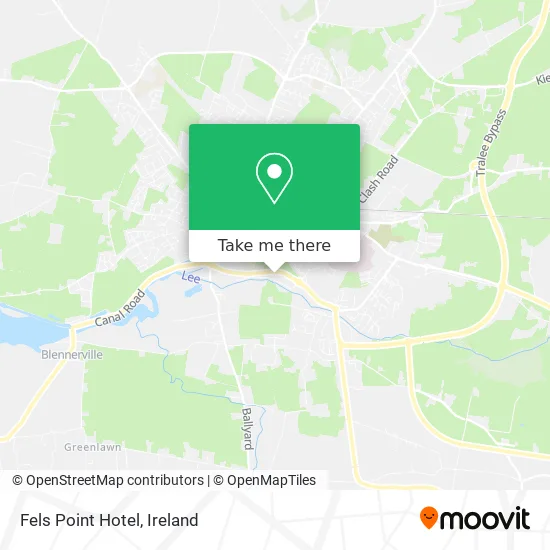Fels Point Hotel map