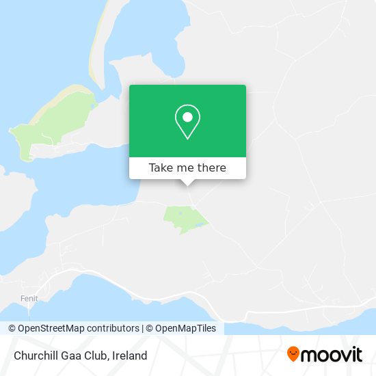 Churchill Gaa Club map