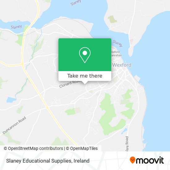 Slaney Educational Supplies map