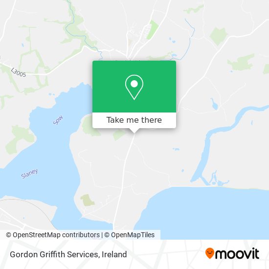 Gordon Griffith Services map