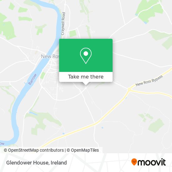 Glendower House map