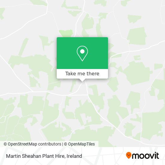 Martin Sheahan Plant Hire map