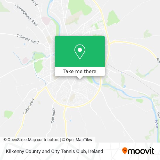 Kilkenny County and City Tennis Club map
