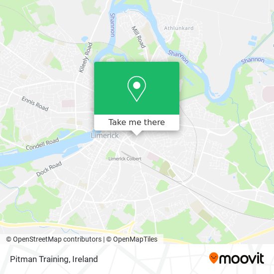 Pitman Training map