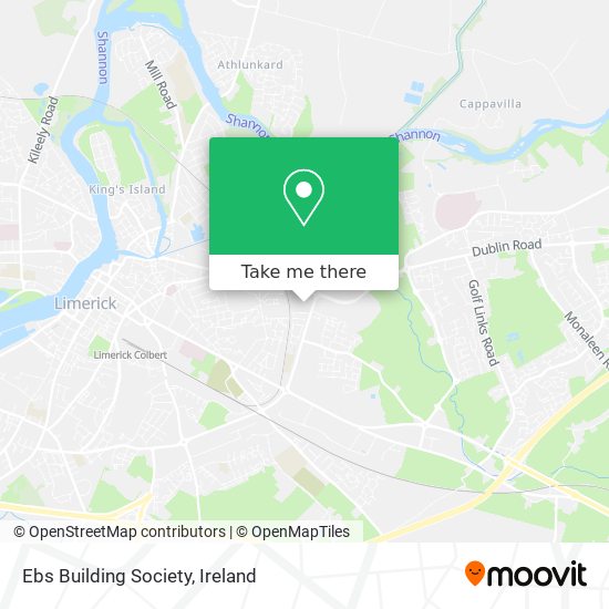 Ebs Building Society map