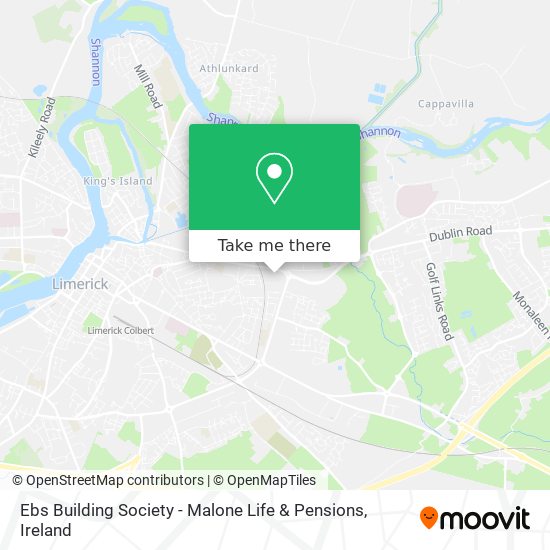 Ebs Building Society - Malone Life & Pensions map