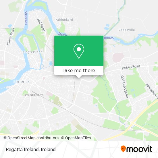 Regatta Ireland map