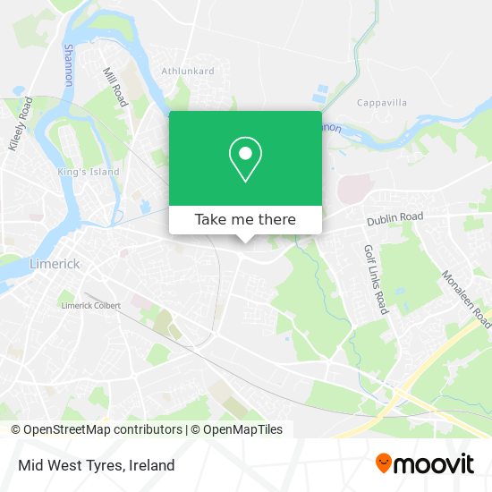 Mid West Tyres map