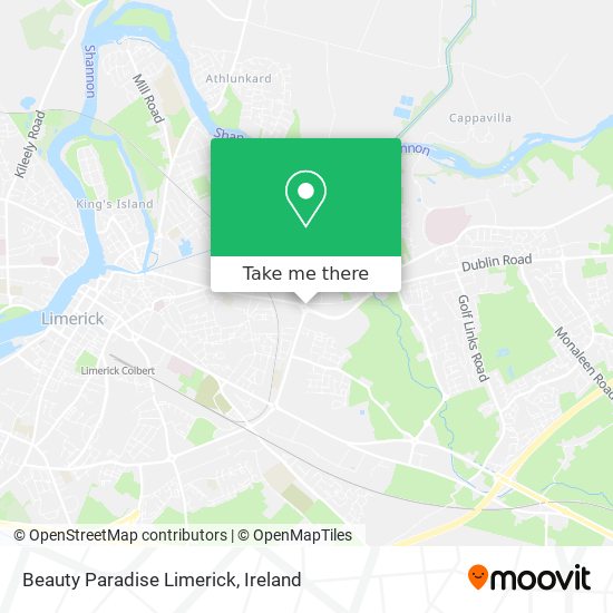 Beauty Paradise Limerick map