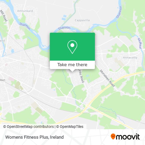 Womens Fitness Plus map