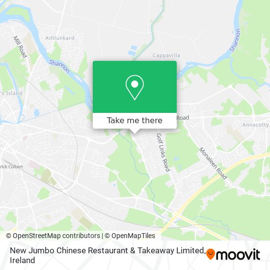 New Jumbo Chinese Restaurant & Takeaway Limited map