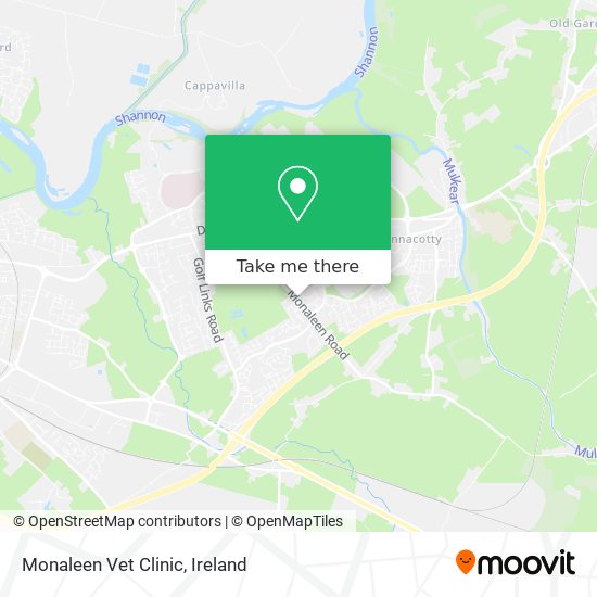 Monaleen Vet Clinic map