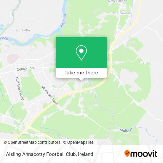 Aisling Annacotty Football Club map