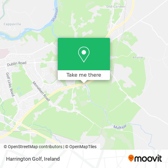 Harrington Golf map