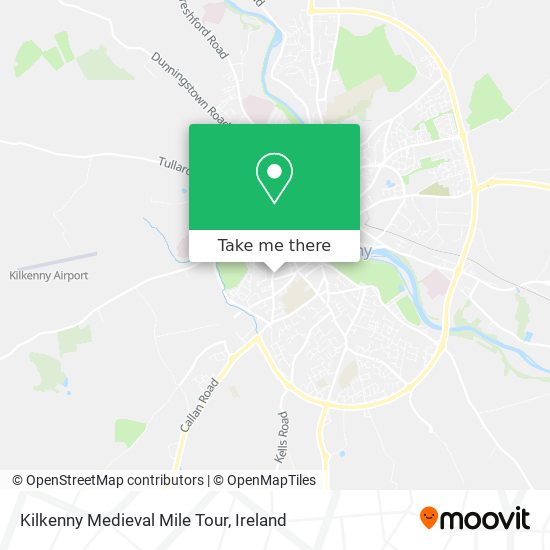 Kilkenny Medieval Mile Tour map