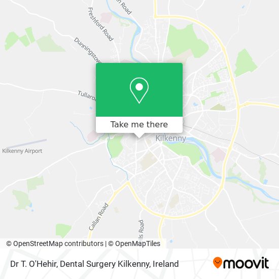 Dr T. O'Hehir, Dental Surgery Kilkenny map