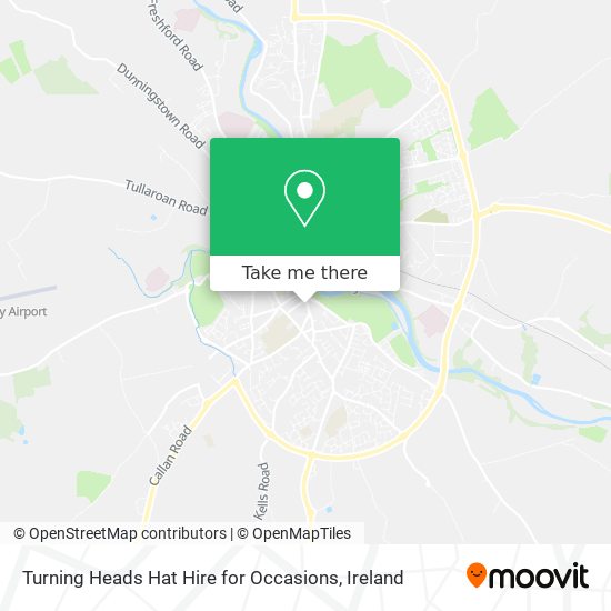 Turning Heads Hat Hire for Occasions map