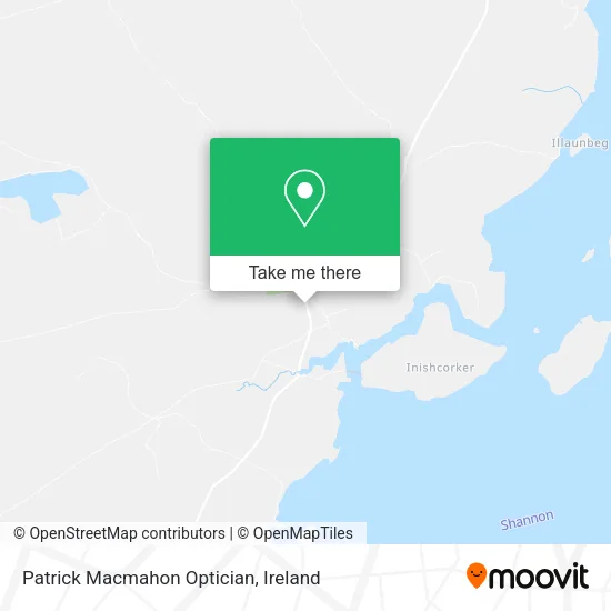Patrick Macmahon Optician map