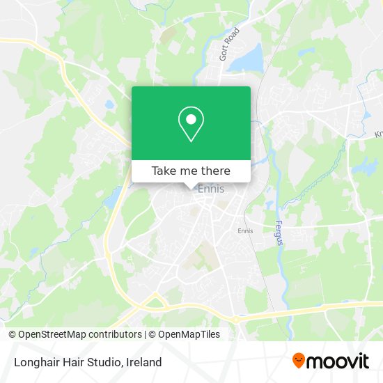 Longhair Hair Studio map