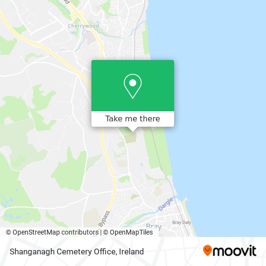 Shanganagh Cemetery Office map