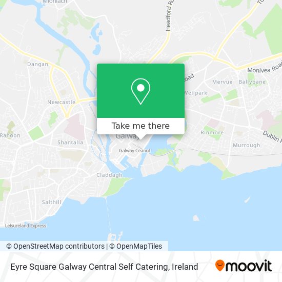 Eyre Square Galway Central Self Catering plan