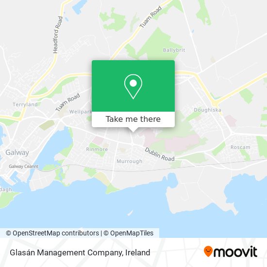 Glasán Management Company map