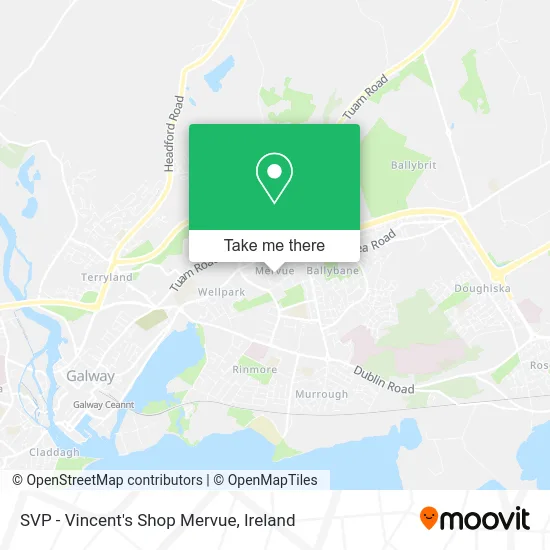 SVP - Vincent's Shop Mervue map