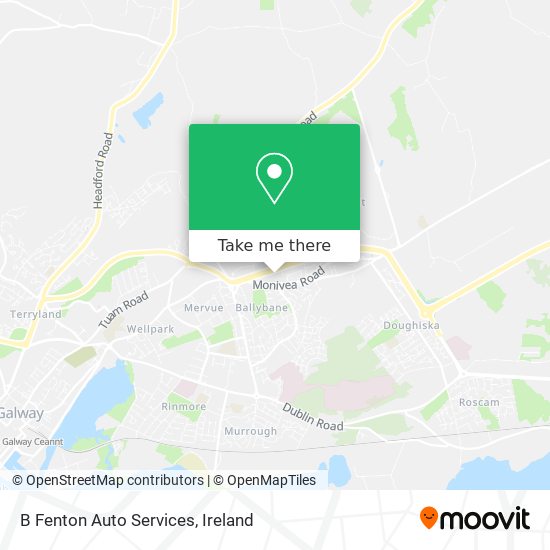 B Fenton Auto Services map