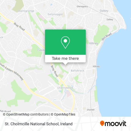 St. Cholmcille National School map