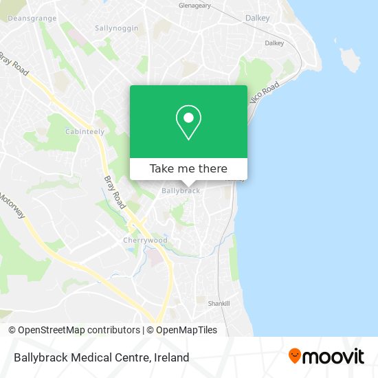 Ballybrack Medical Centre map