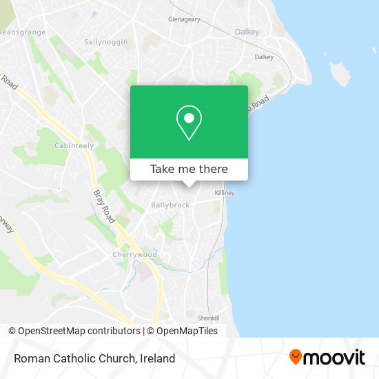 Roman Catholic Church map