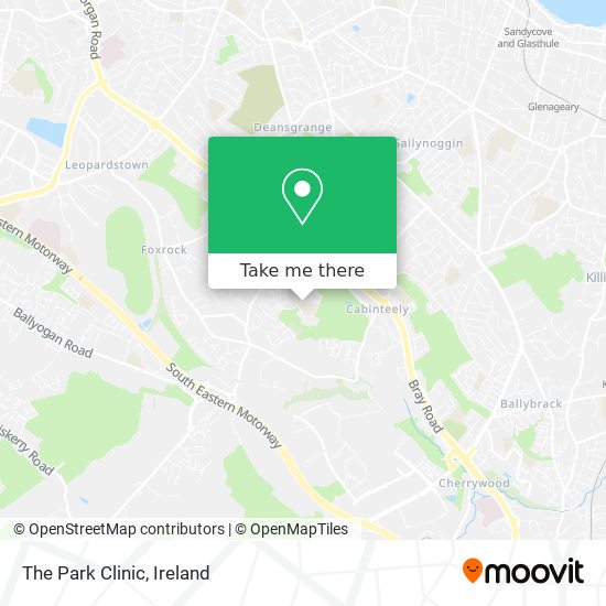 The Park Clinic map