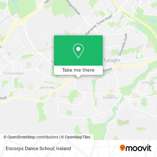 Encorps Dance School map