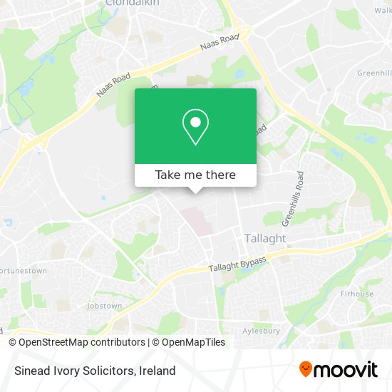 Sinead Ivory Solicitors map