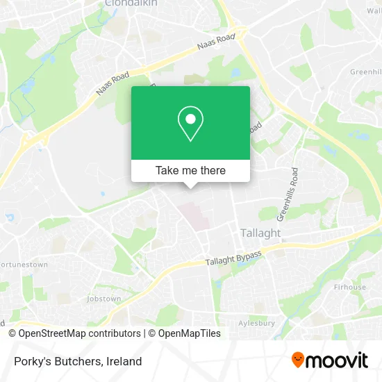 Porky's Butchers map