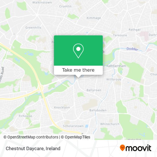 Chestnut Daycare map