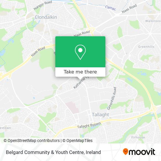 Belgard Community & Youth Centre map