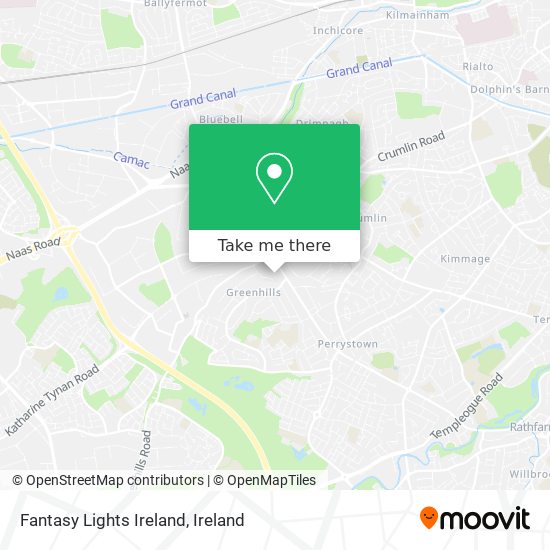 Fantasy Lights Ireland map
