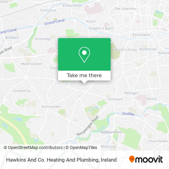 Hawkins And Co. Heating And Plumbing map