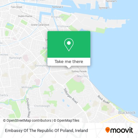 Embassy Of The Republic Of Poland map