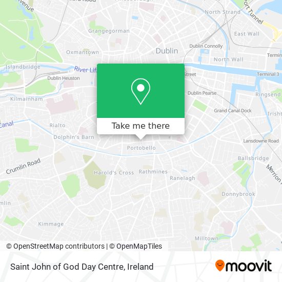 Saint John of God Day Centre map